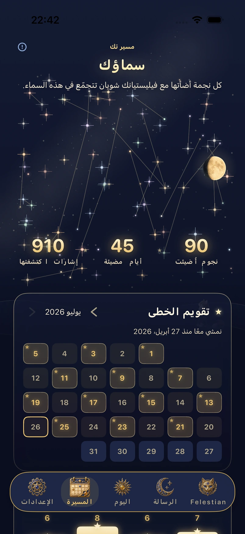 سماؤك — النجومُ التي أضأتَها تجتمع