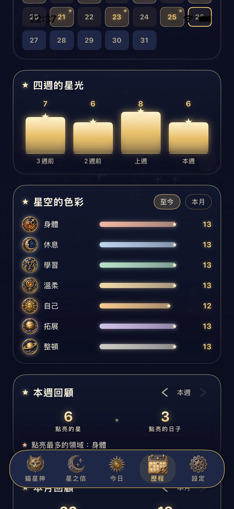星空的色彩——你偏向選擇哪一種一步